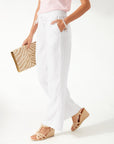 TWO PALMS HIGH-RISE LINEN EASY PANTS