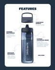 LS GO 22OZ WATER FILTER BOTTLE