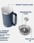 RAMBLER 34 OZ FRENCH PRESS