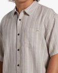 ALL DAY STRIPE SHORT SLEEVE WOVEN