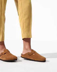 M'S BOSTON SUEDE LEATHER SOFT FOOTBED