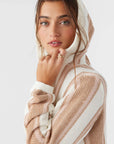 W'S CATAMARAN V-NECK HOODED SWEATER