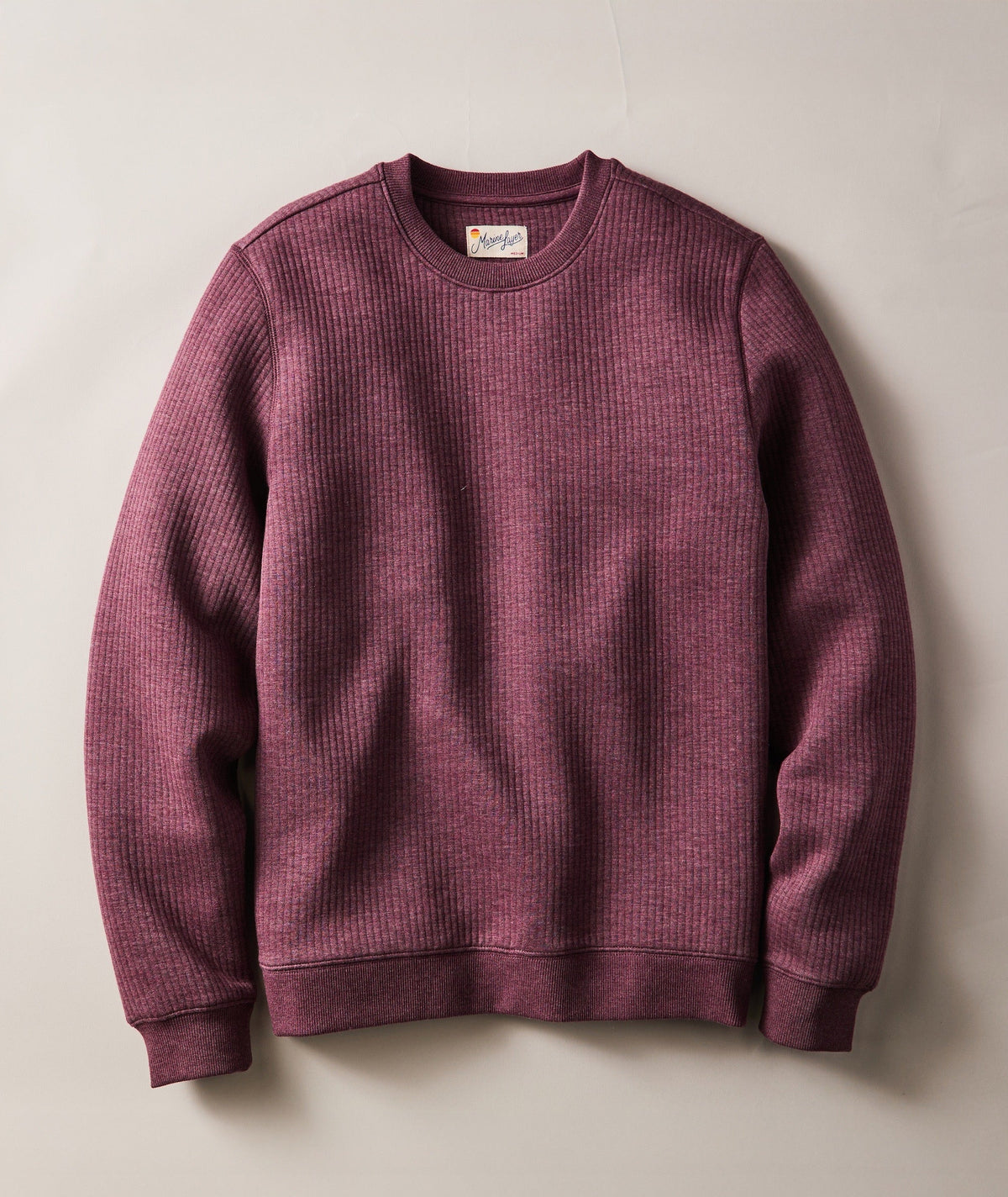 M'S CORBET QUILTED CREWNECK