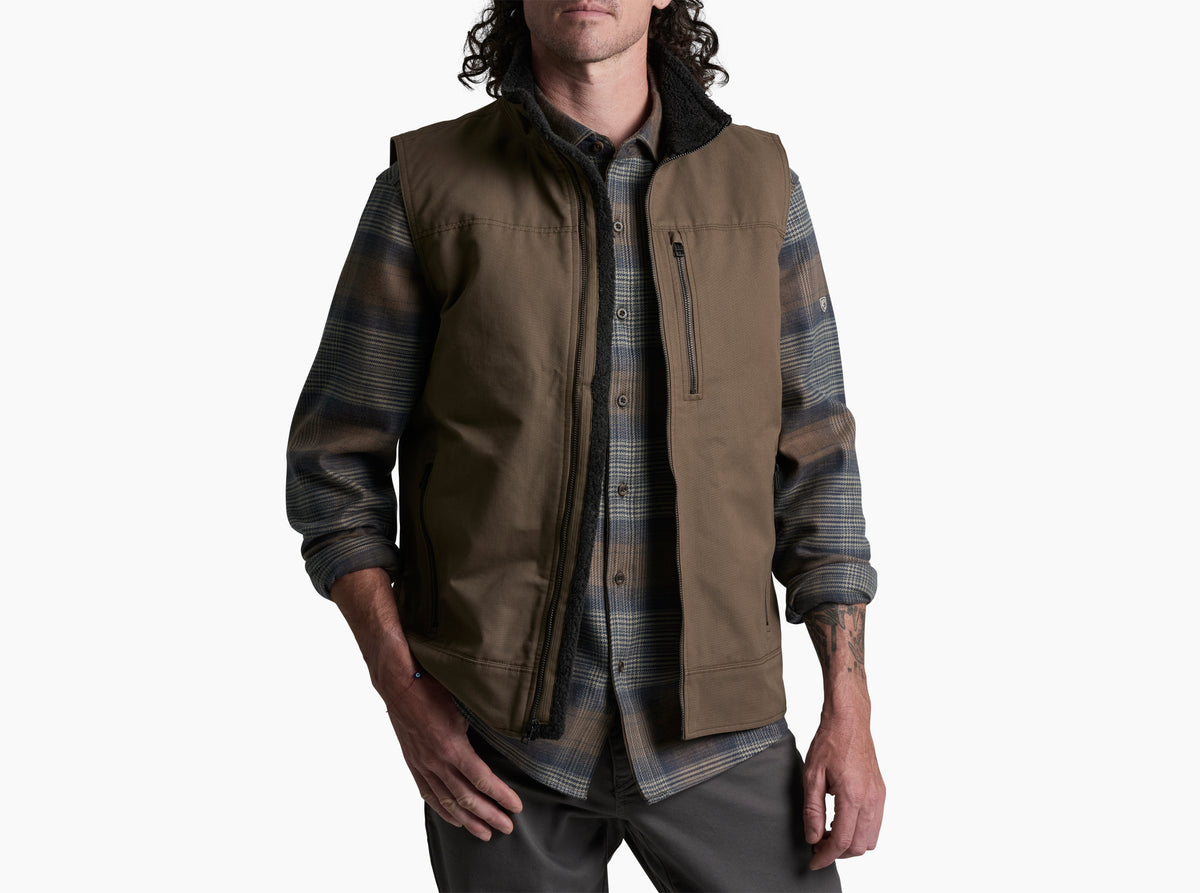 M'S BURR VEST LINED