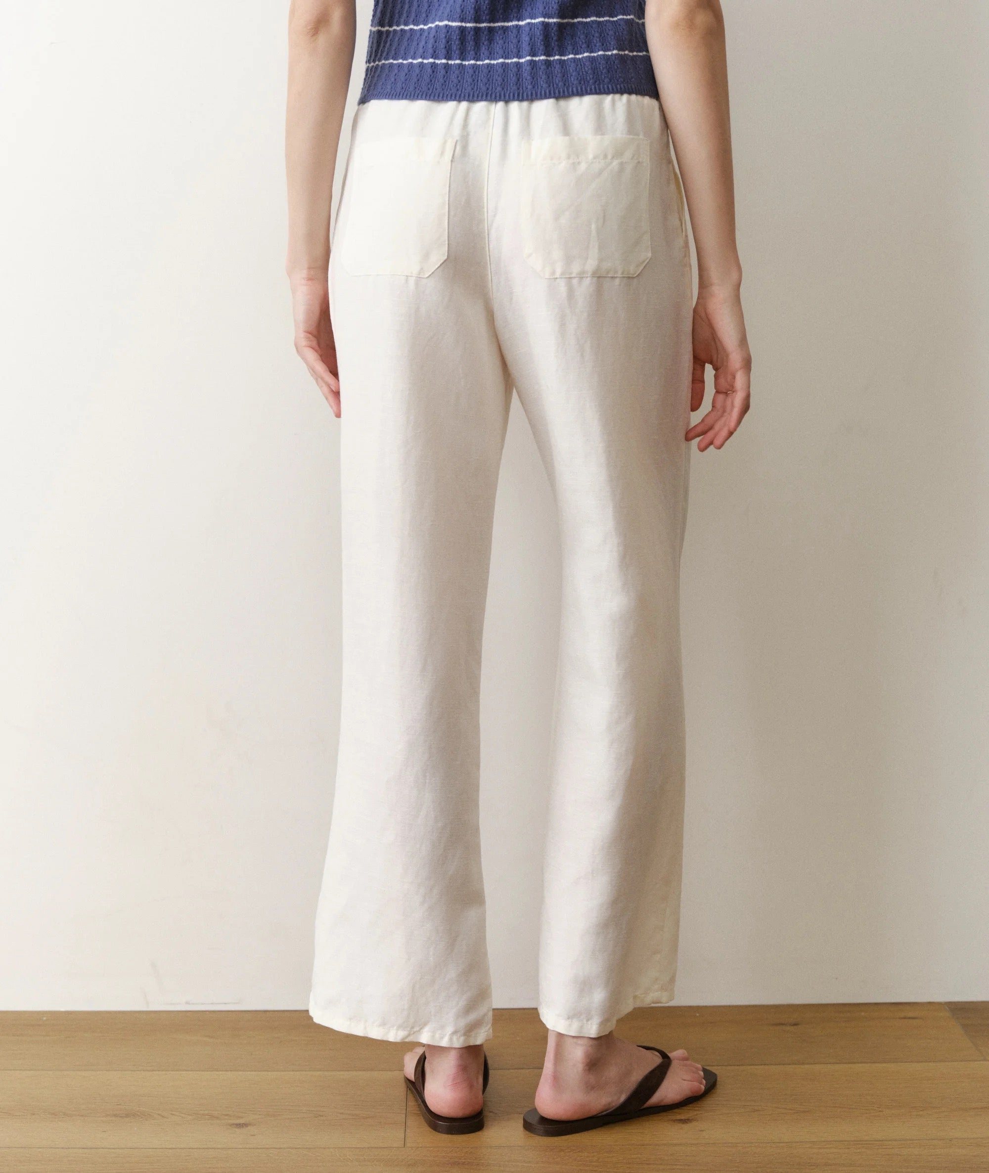 W'S LINEN DRAWSTRING PANT