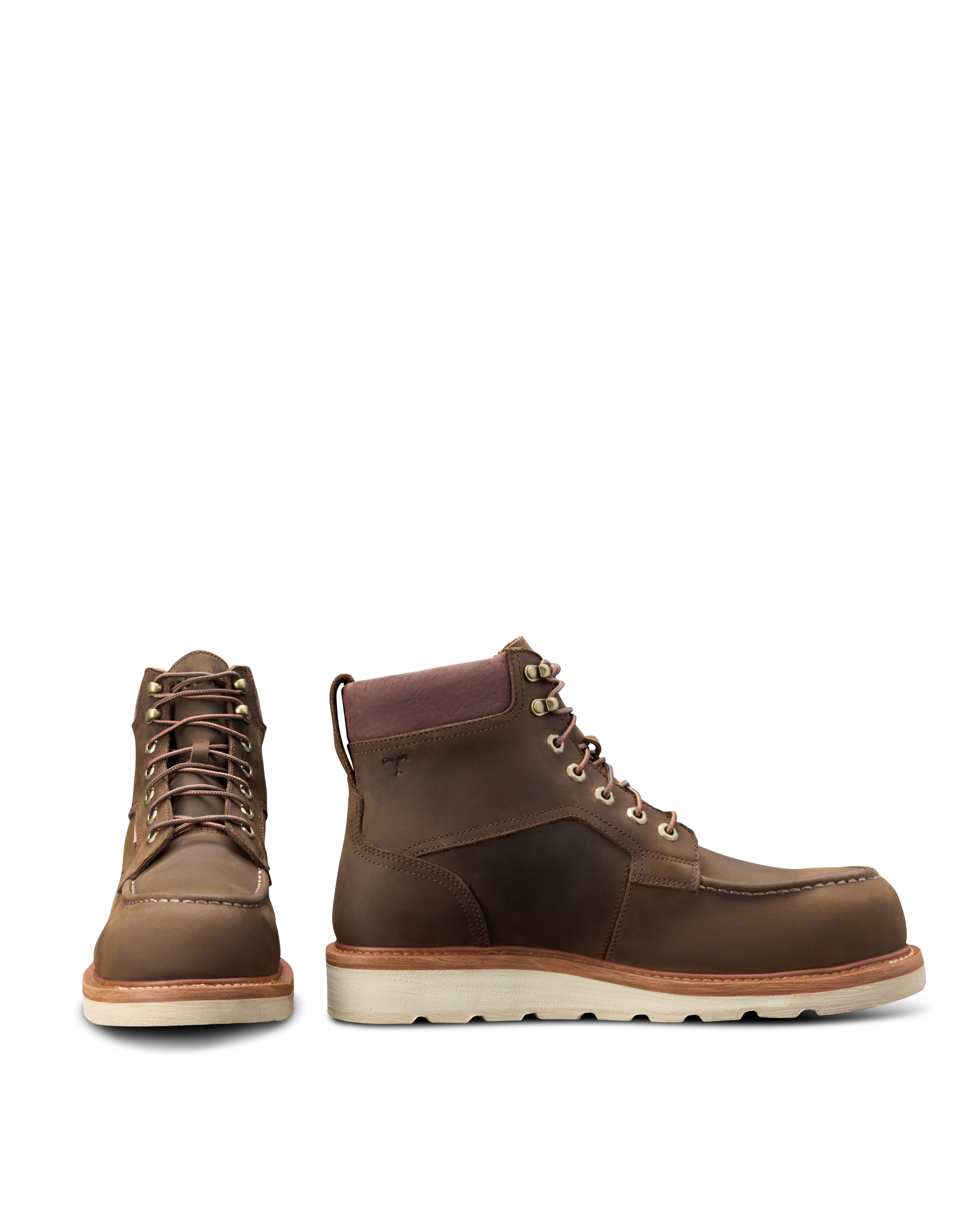 THE LONGHAUL WATERPROOF MOC COMP TOE WORK BOOT - COWHIDE