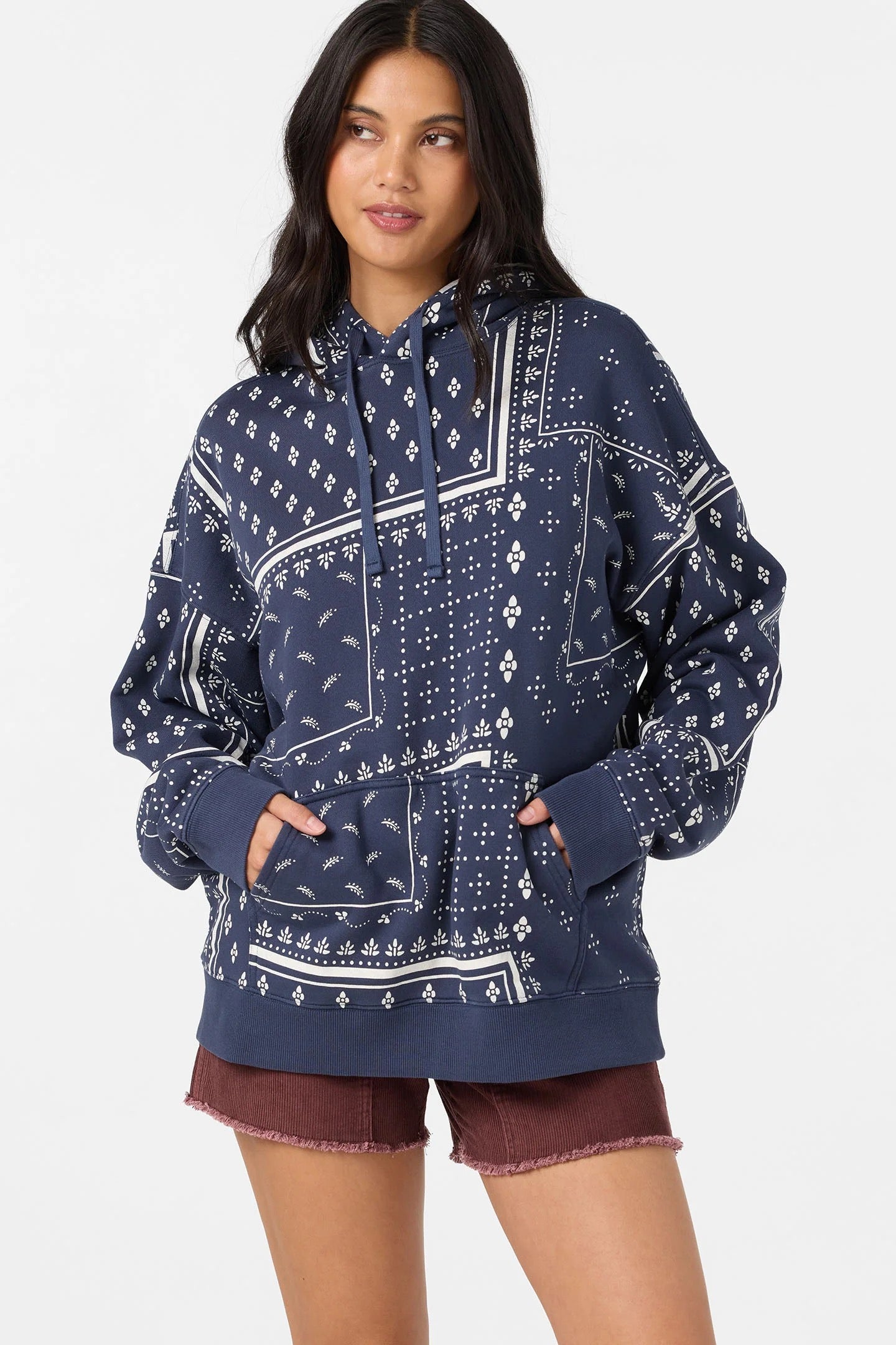 W'S O'RIGINALS VINTAGE BANDANA PRINTED HOODIE