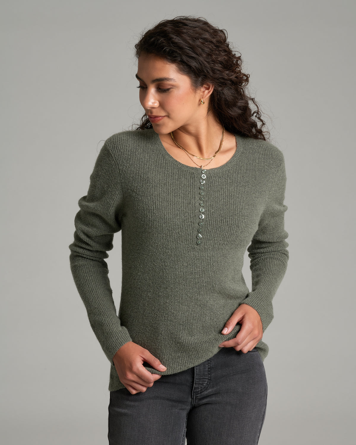W'S VESPER HENLEY SWEATER