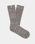 W'S RIB KNIT SLOUCHY CREW SOCK