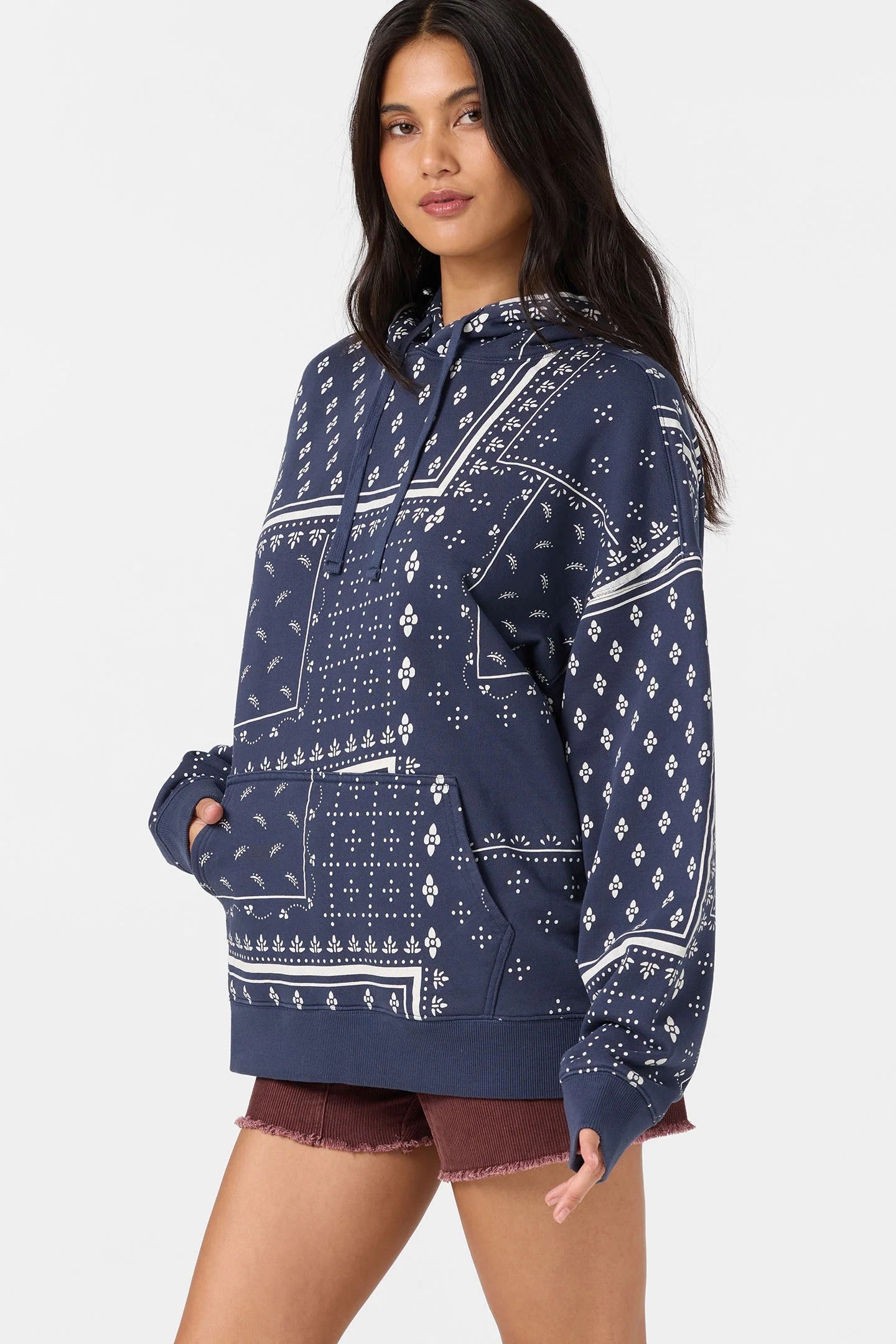 W'S O'RIGINALS VINTAGE BANDANA PRINTED HOODIE