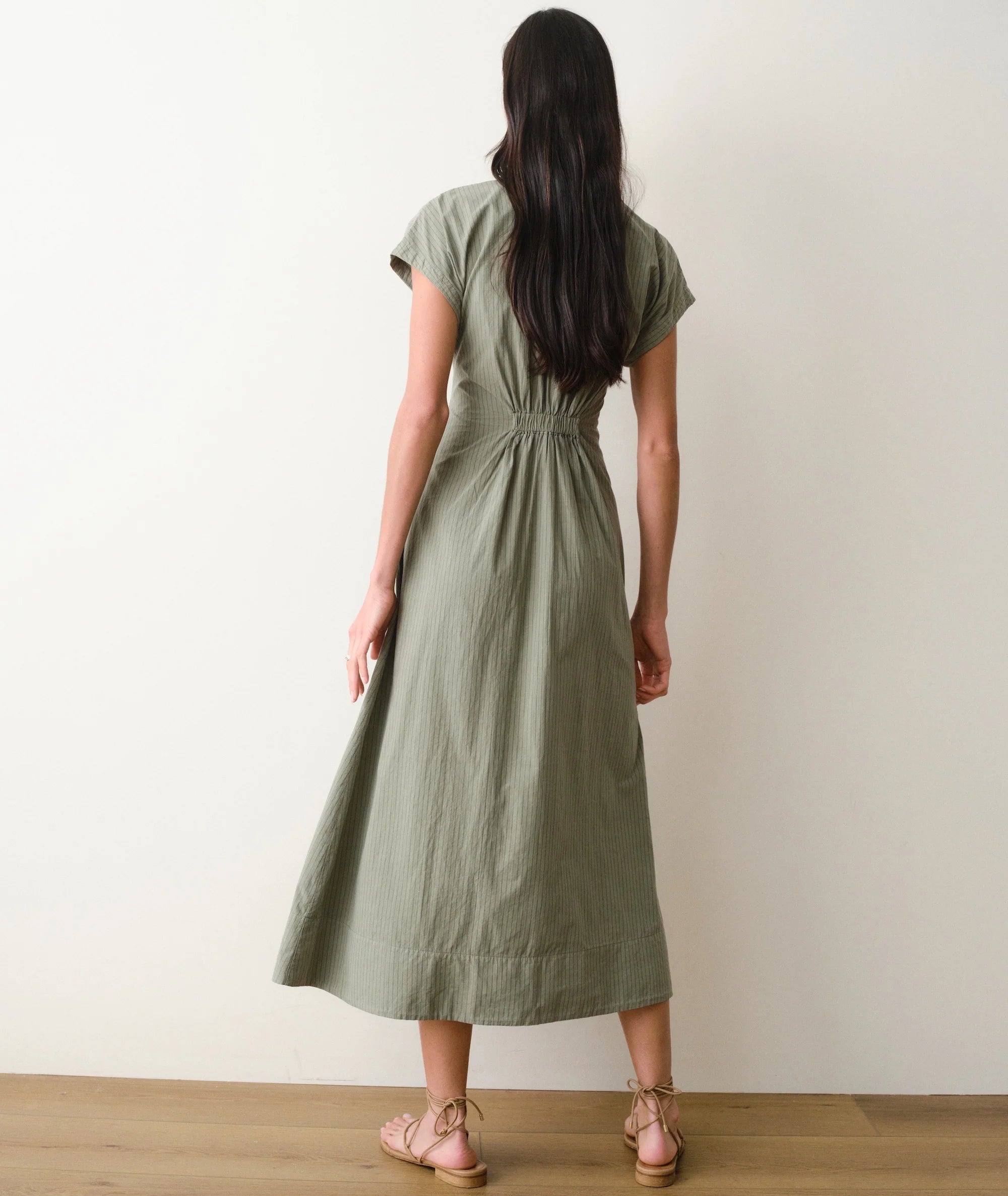 W'S ARDEN MIDI SHIRT DRESS