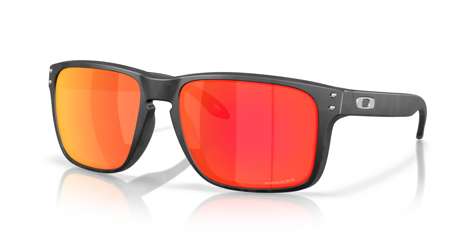 HOLBROOK XXL - MATTE BLACK CAMO - PRIZM RUBY