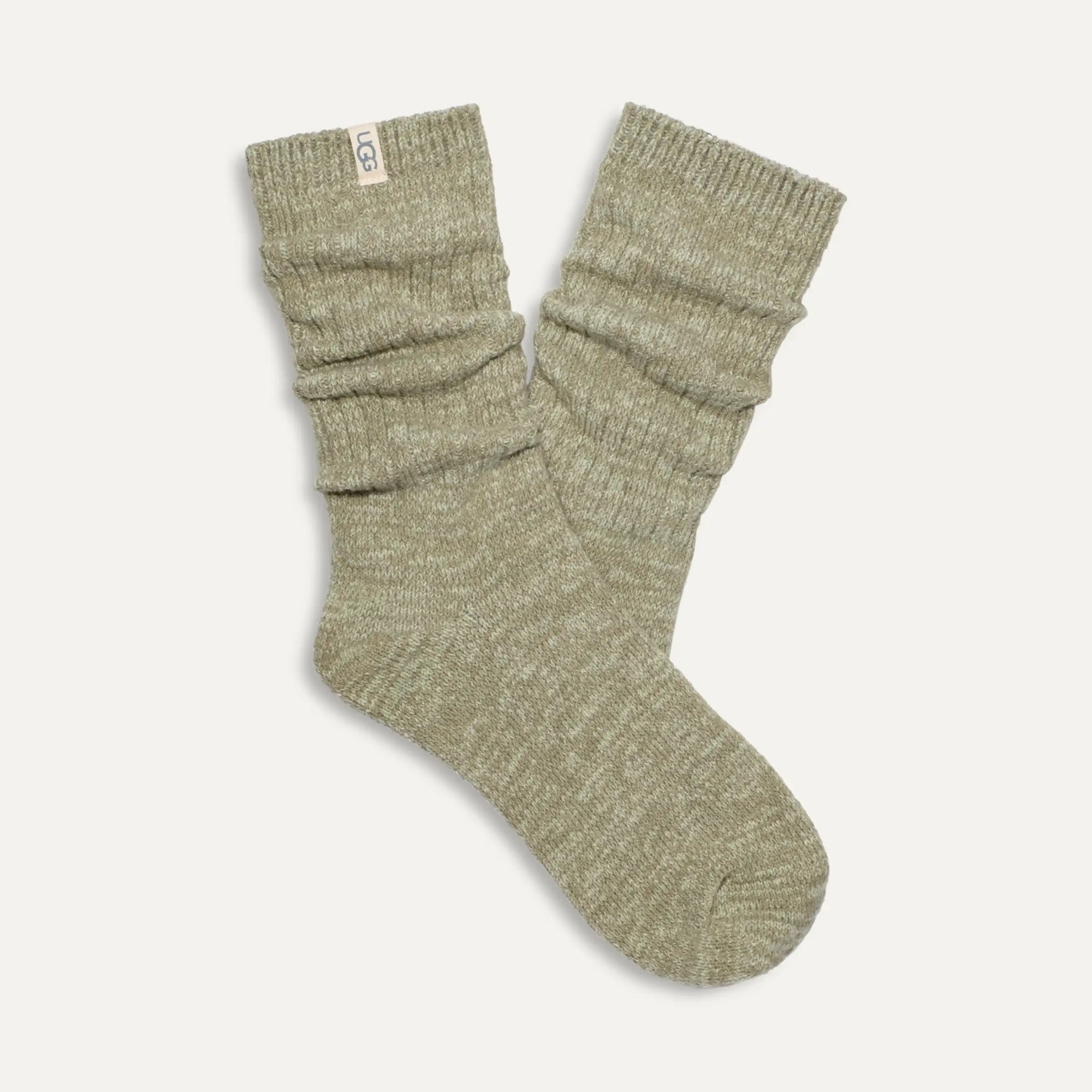 W&#39;S RIB KNIT SLOUCHY CREW SOCK