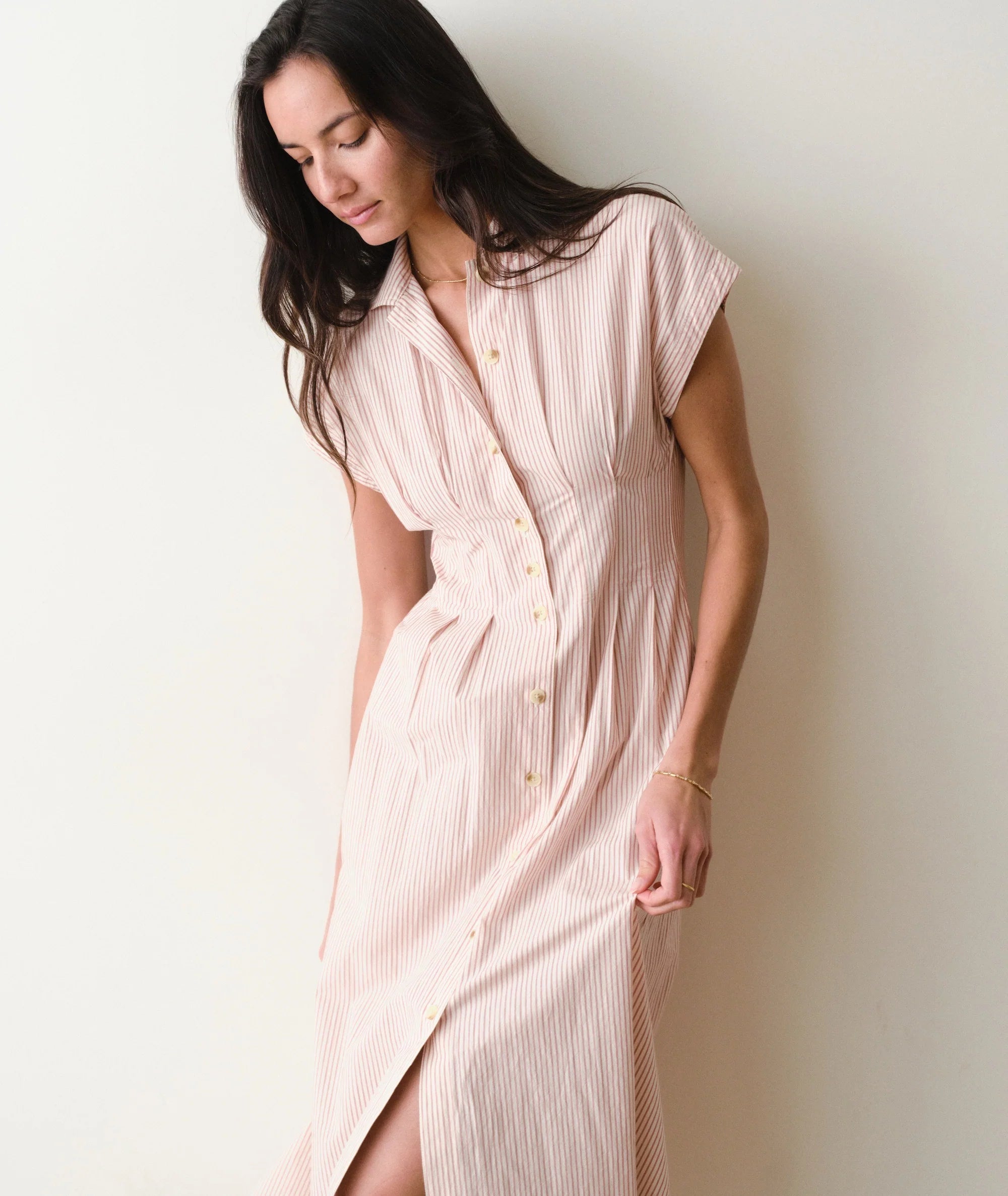 W'S ARDEN MIDI SHIRT DRESS