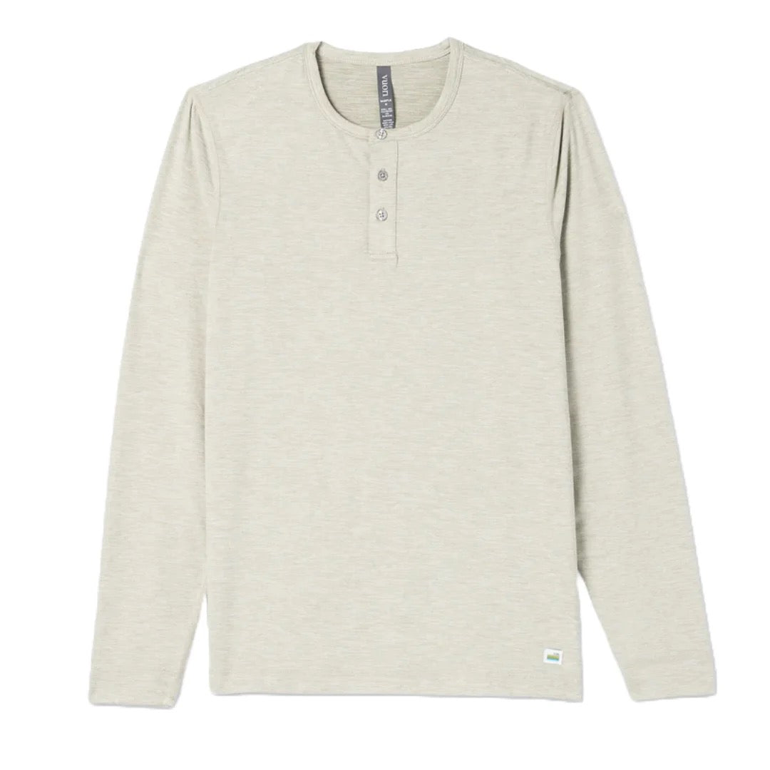 M&#39;S L/S EASE PERFORMANCE HENLEY