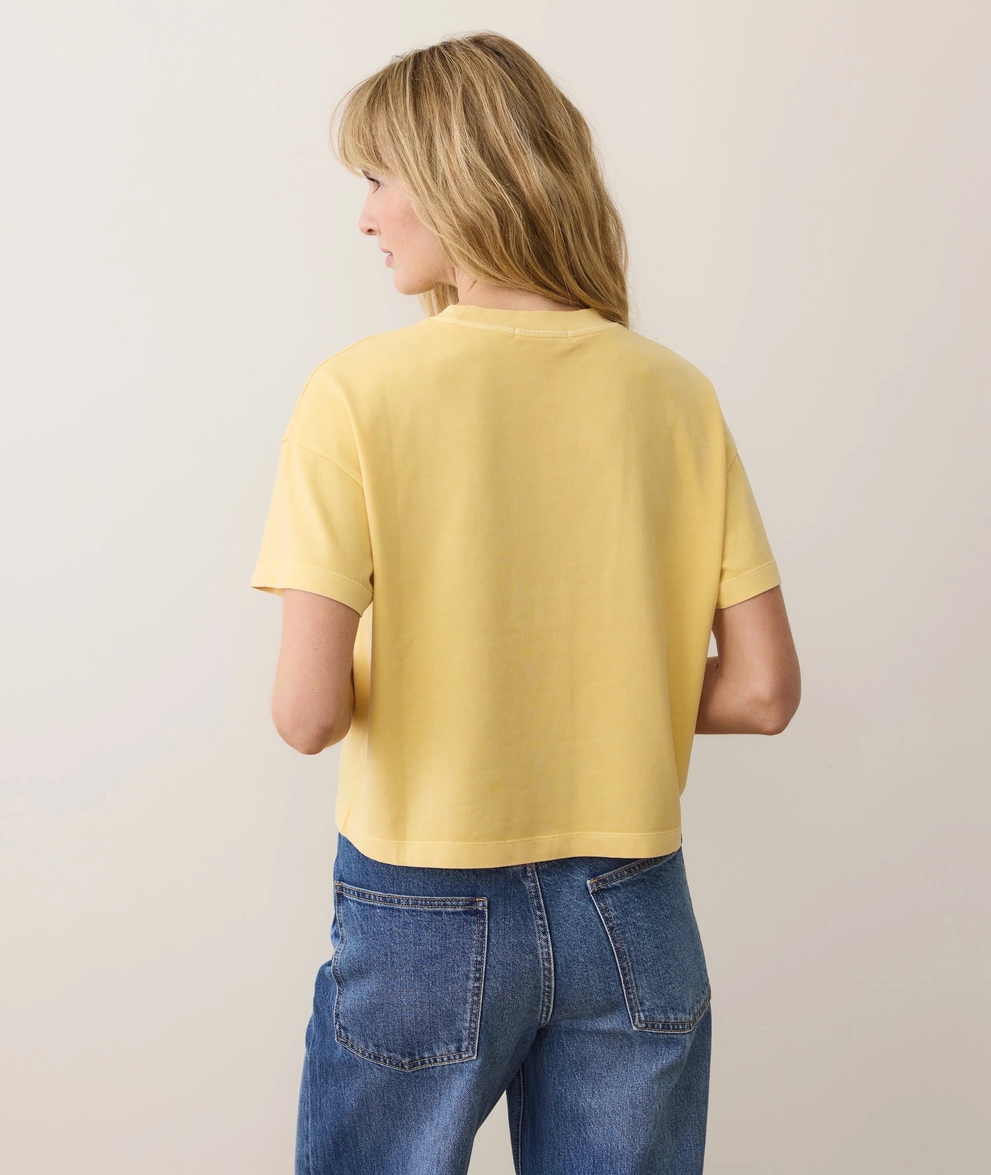 W'S LUXE SUEDED TEE