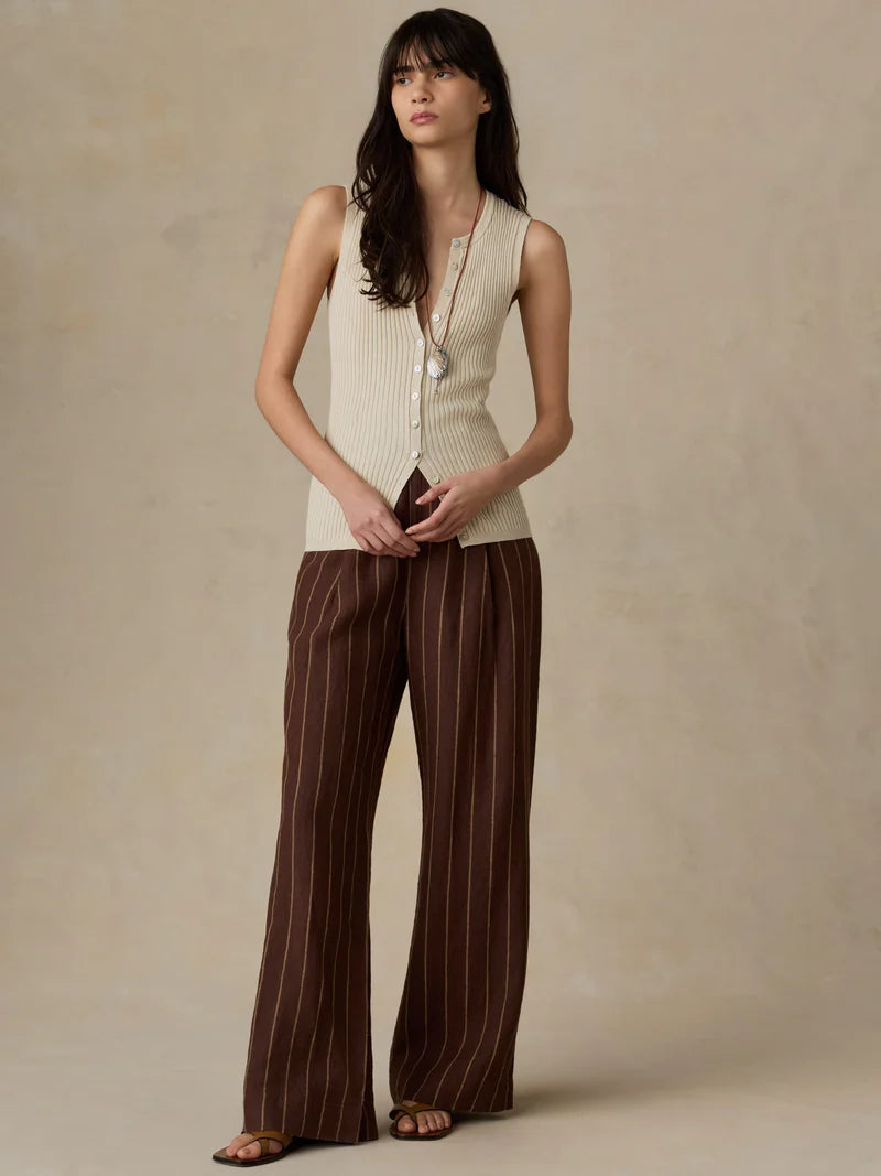 W'S MIRAMAR LINEN CAMI CARDIGAN