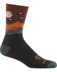 M'S SPACED OUT MICRO CREW LIGHTWEIGHT HIKING SOCKS