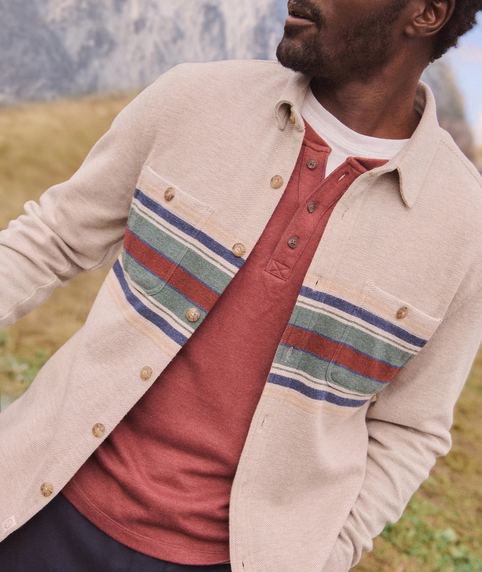 PACIFICA STRETCH TWILL OVERSHIRT