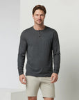 M'S L/S EASE PERFORMANCE HENLEY