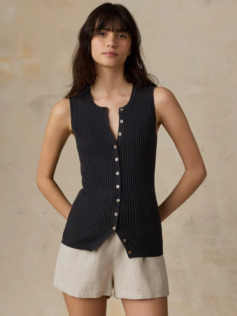 W'S MIRAMAR LINEN CAMI CARDIGAN