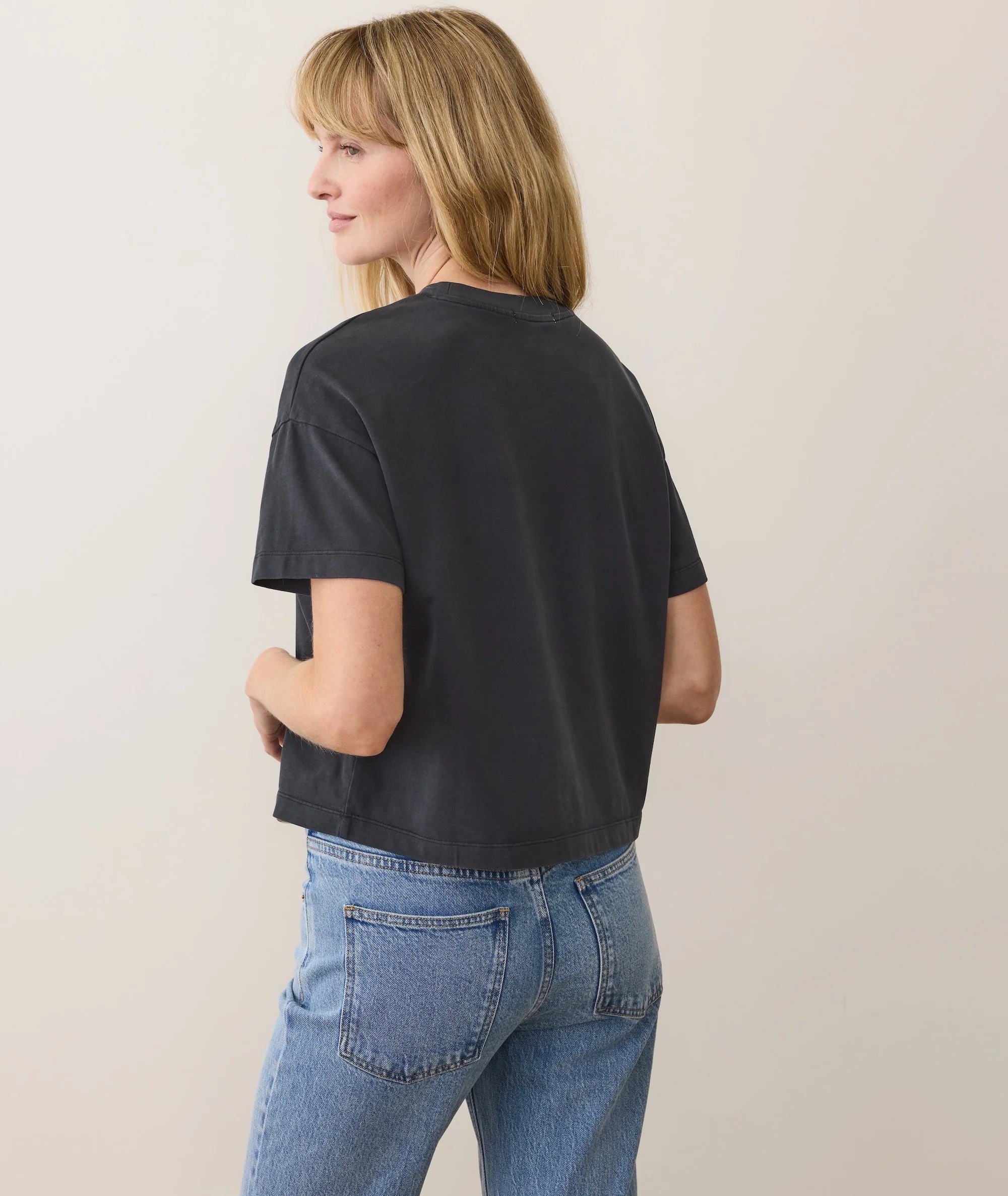 W'S LUXE SUEDED TEE