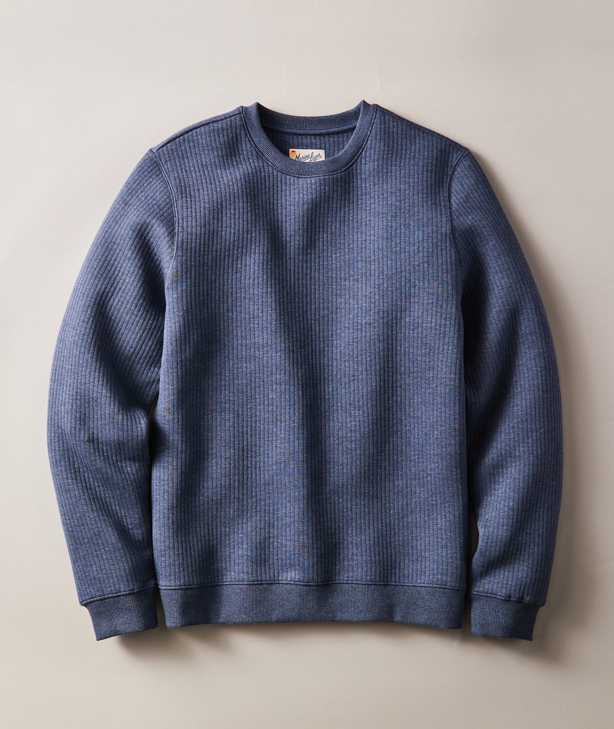 M'S CORBET QUILTED CREWNECK