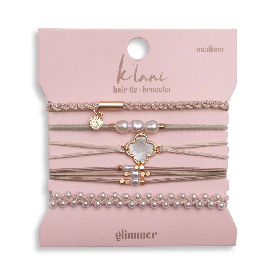 GLIMMER - HAIR TIE BRACELETS