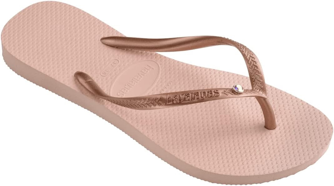 W&#39;S SLIM CRYSTAL FLIP FLOPS