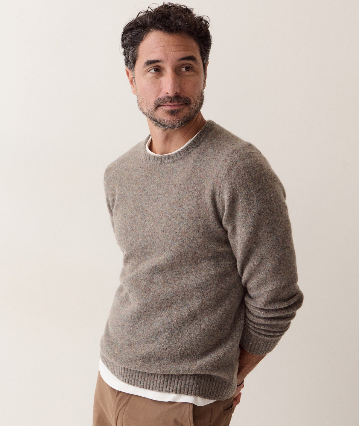 M'S COASTAL MERINO CREWNECK SWEATER