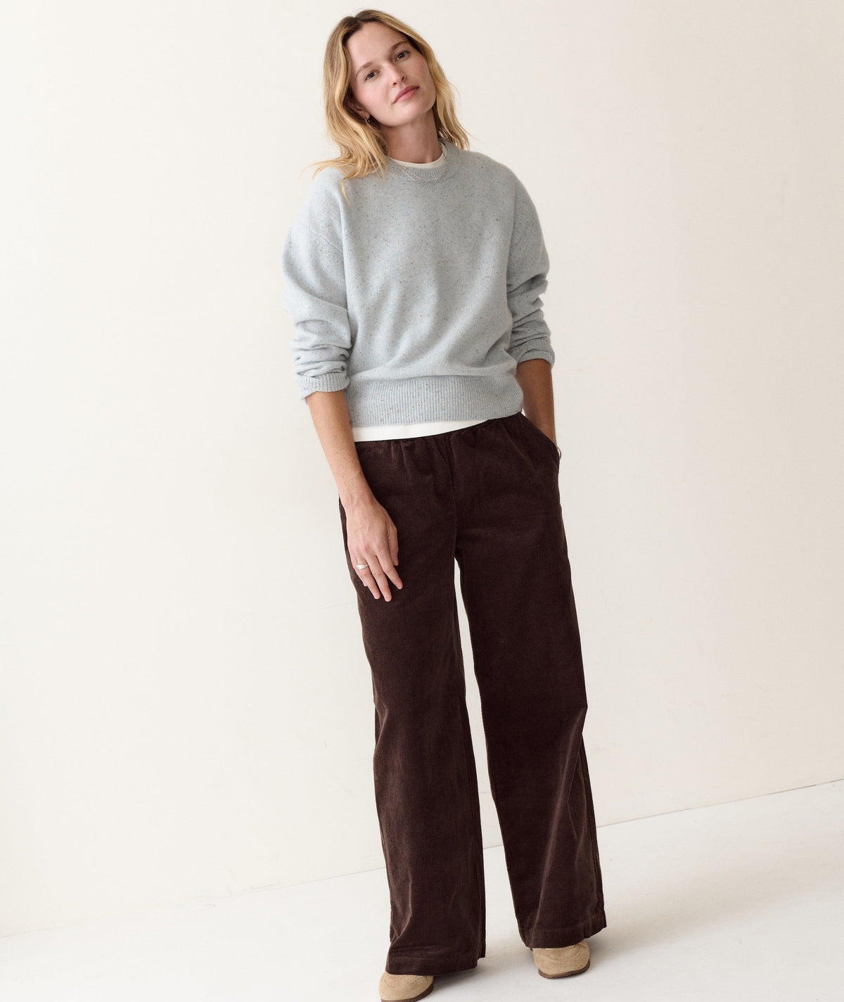 W'S COASTAL MERINO CREWNECK SWEATER