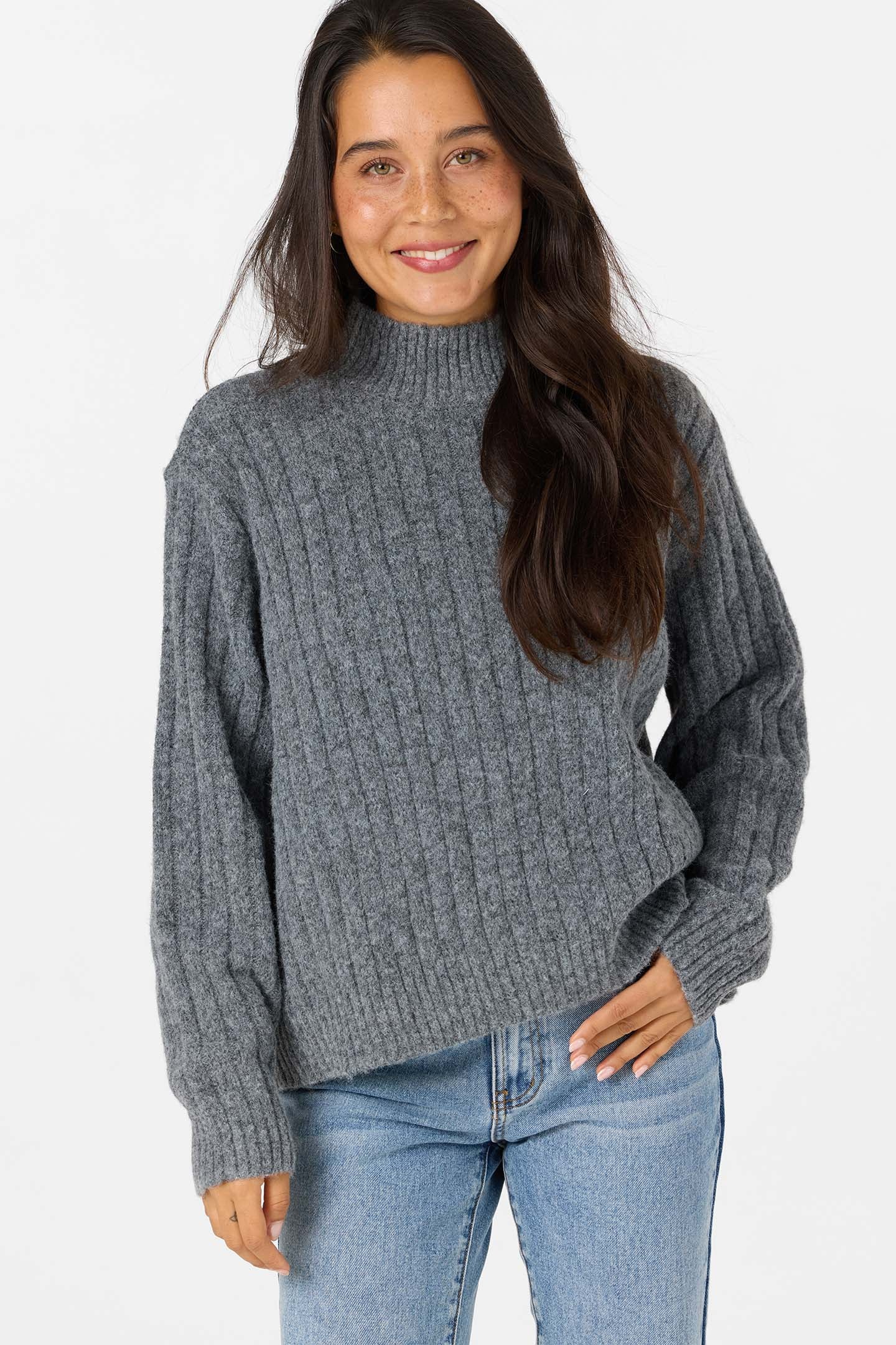 CYPRESS MOCKNECK SWEATER