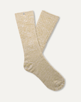 W'S RIB KNIT SLOUCHY CREW SOCK