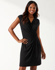 CLARA SS FAUX WRAP DRESS