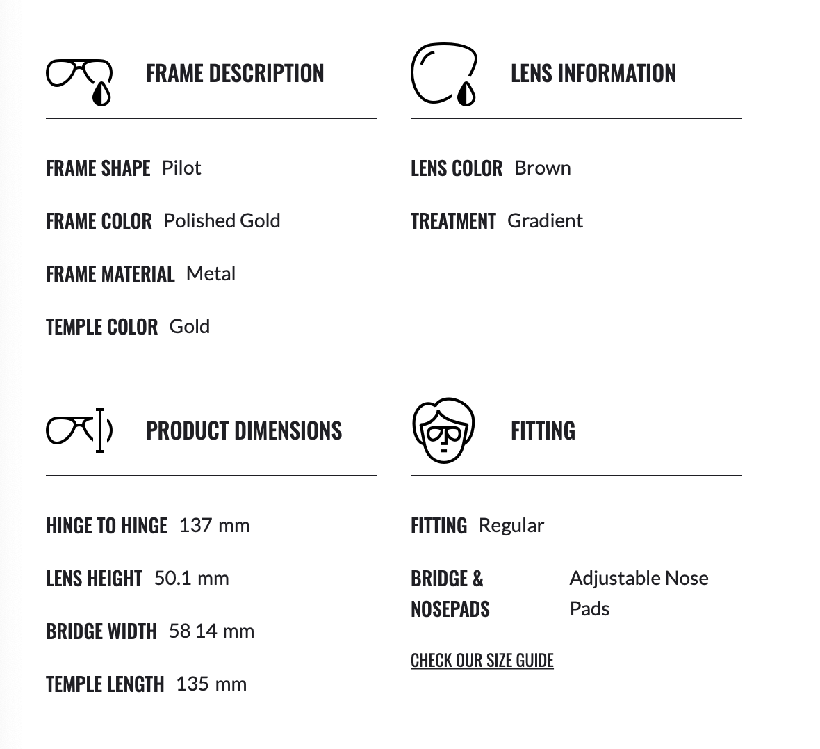 AVIATOR GRADIENT - RB3025 - 001/51 58