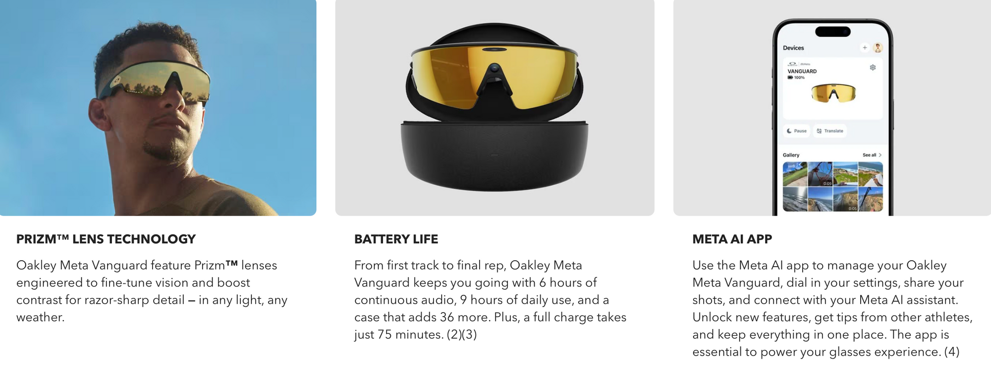 OAKLEY META / VANGUARD