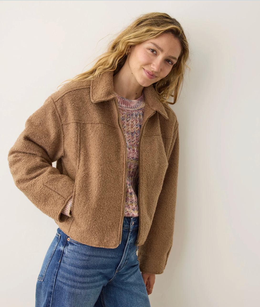 W’S SLOANE BOUCLE CROP JACKET