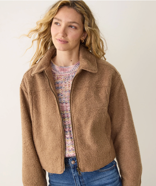 W’S SLOANE BOUCLE CROP JACKET