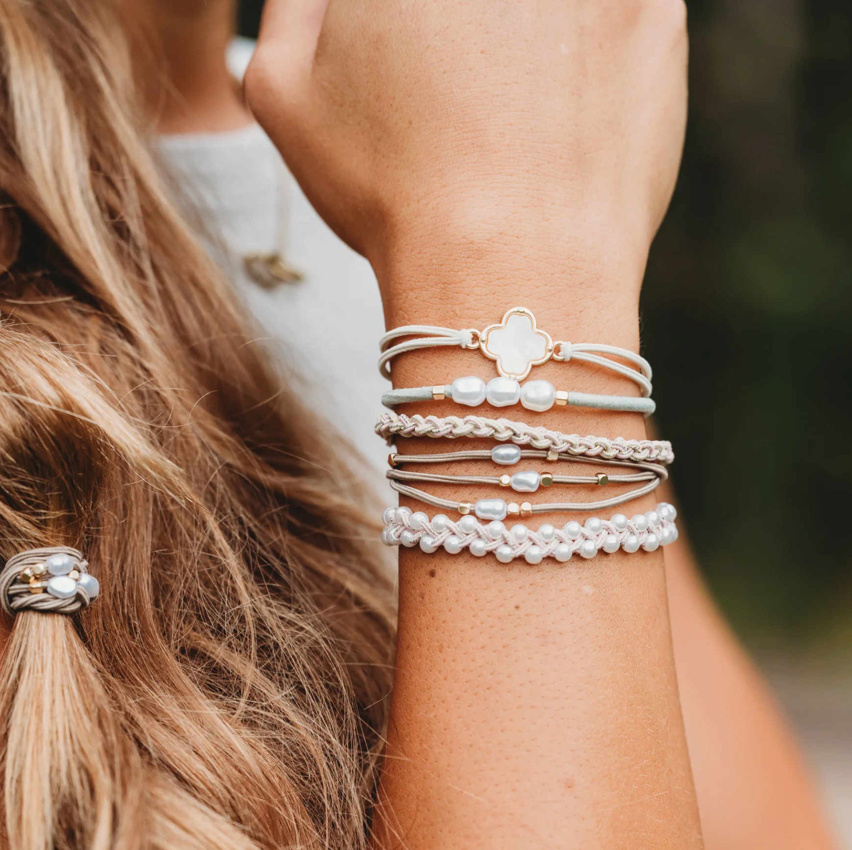 GLIMMER - HAIR TIE BRACELETS