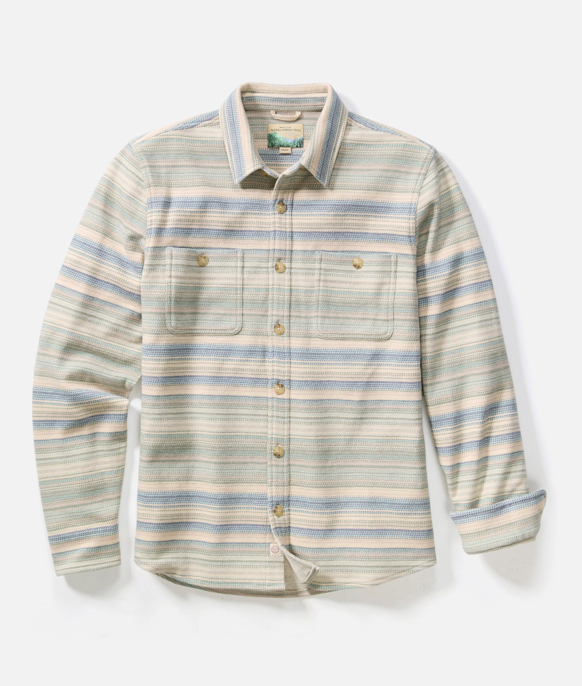 PACIFICA STRETCH TWILL OVERSHIRT