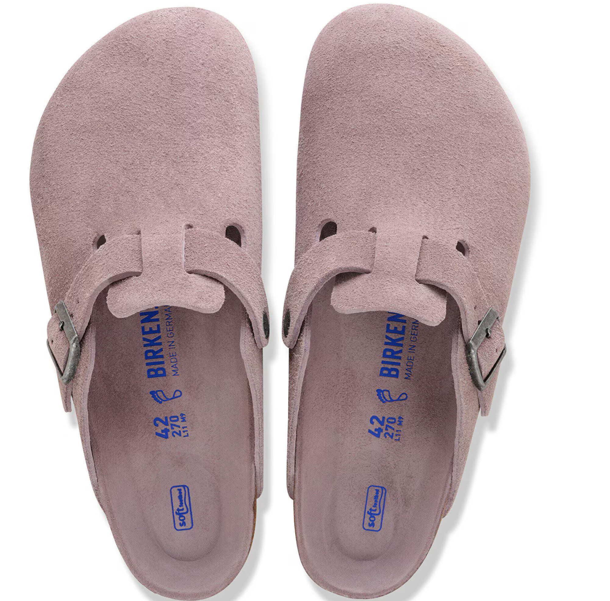 W'S BOSTON SUEDE LEATHER SOFT FOOTBED