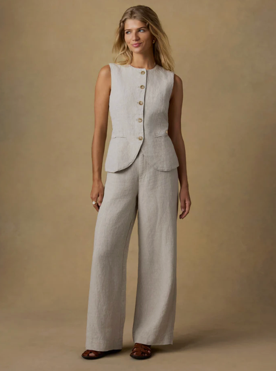 W'S SUN STRIDER LINEN PANT
