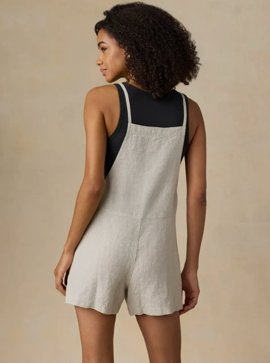 W'S SUN STRIDER LINEN ROMPER
