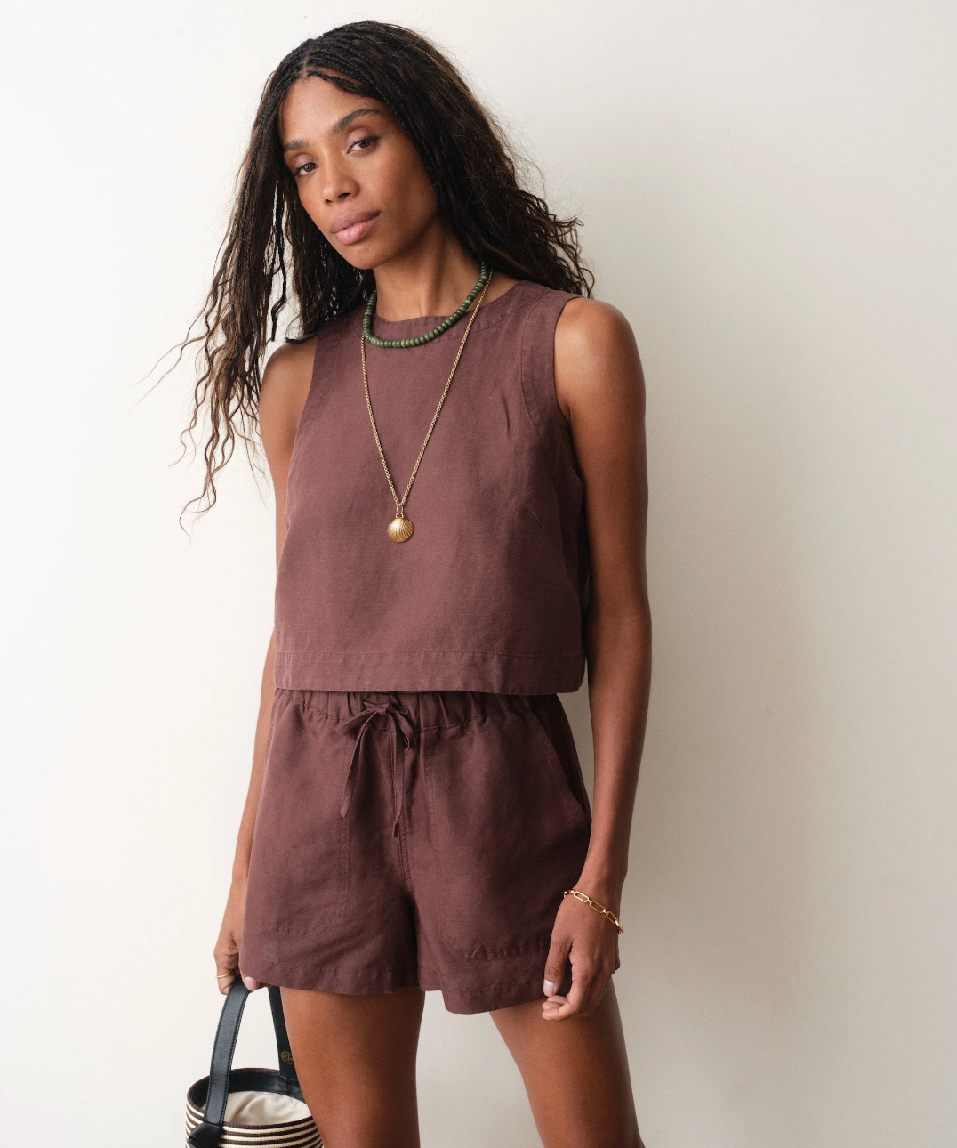 W' QUINN LINEN TANK