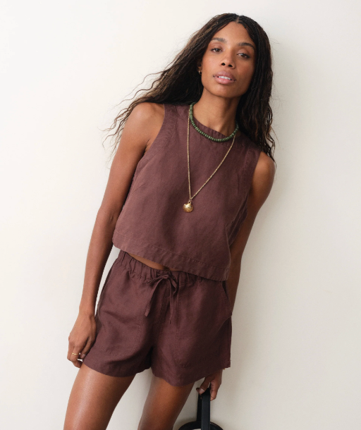 W' QUINN LINEN TANK