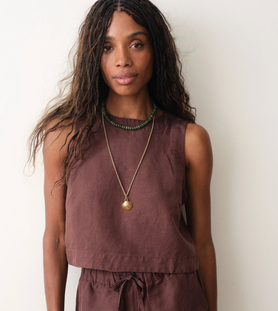W' QUINN LINEN TANK