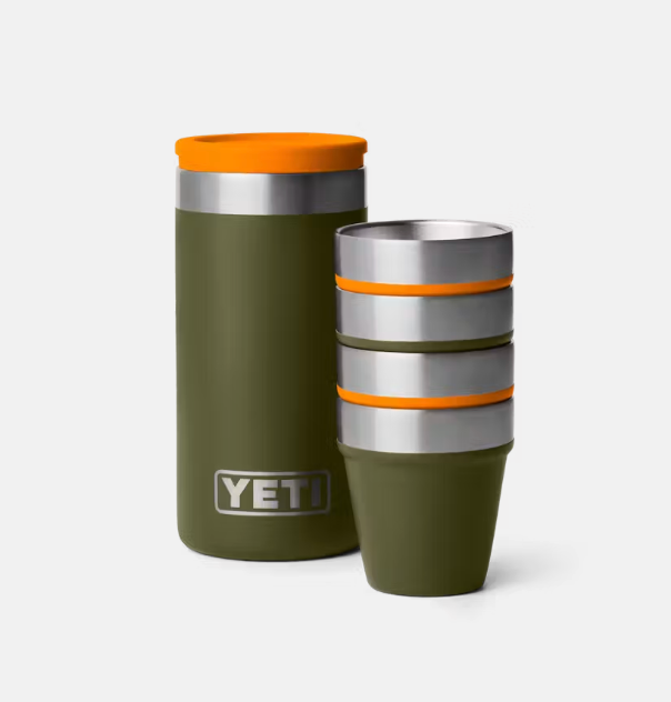 YETI SHOT GLASSES W/CARRYING CASE
