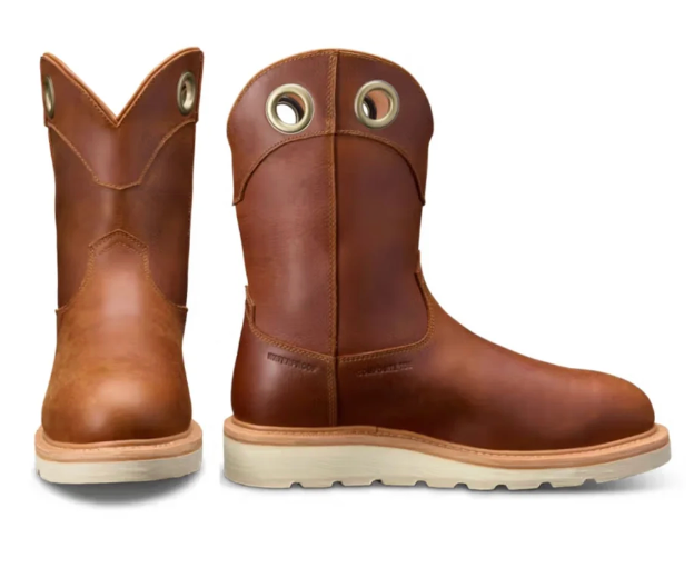 THE LONGHAUL WATERPROOF ROPER COMP TOE WORK BOOT - COWHIDE