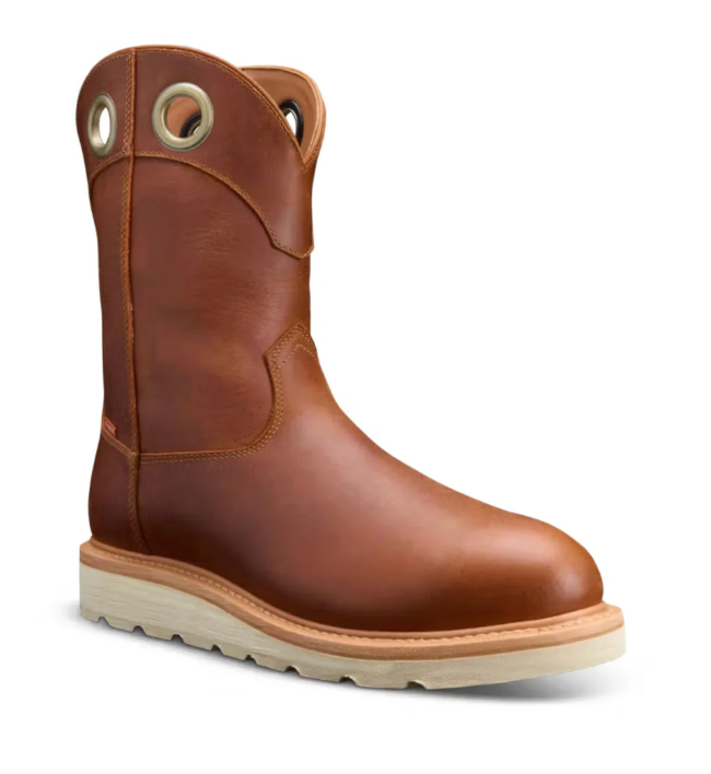 THE LONGHAUL WATERPROOF ROPER COMP TOE WORK BOOT - COWHIDE