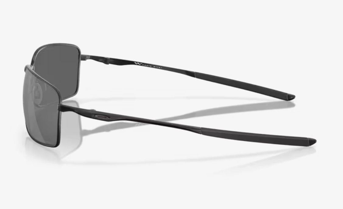 SQUARE WIRE - MATTE BLACK - BLACK IRIDIUM POLARIZED